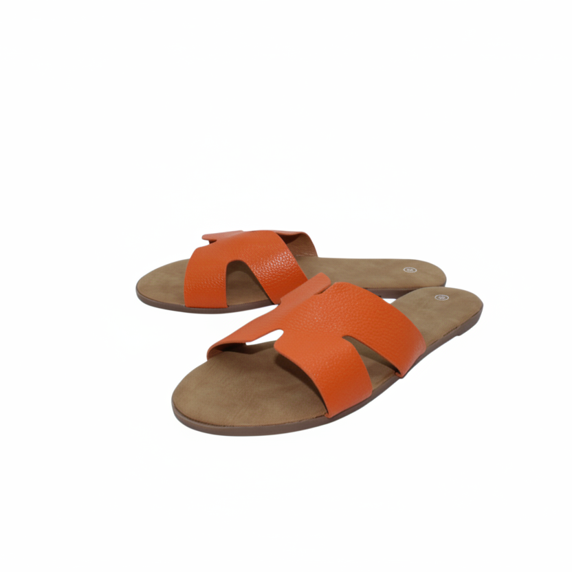 Sandalias Planas Naranjas