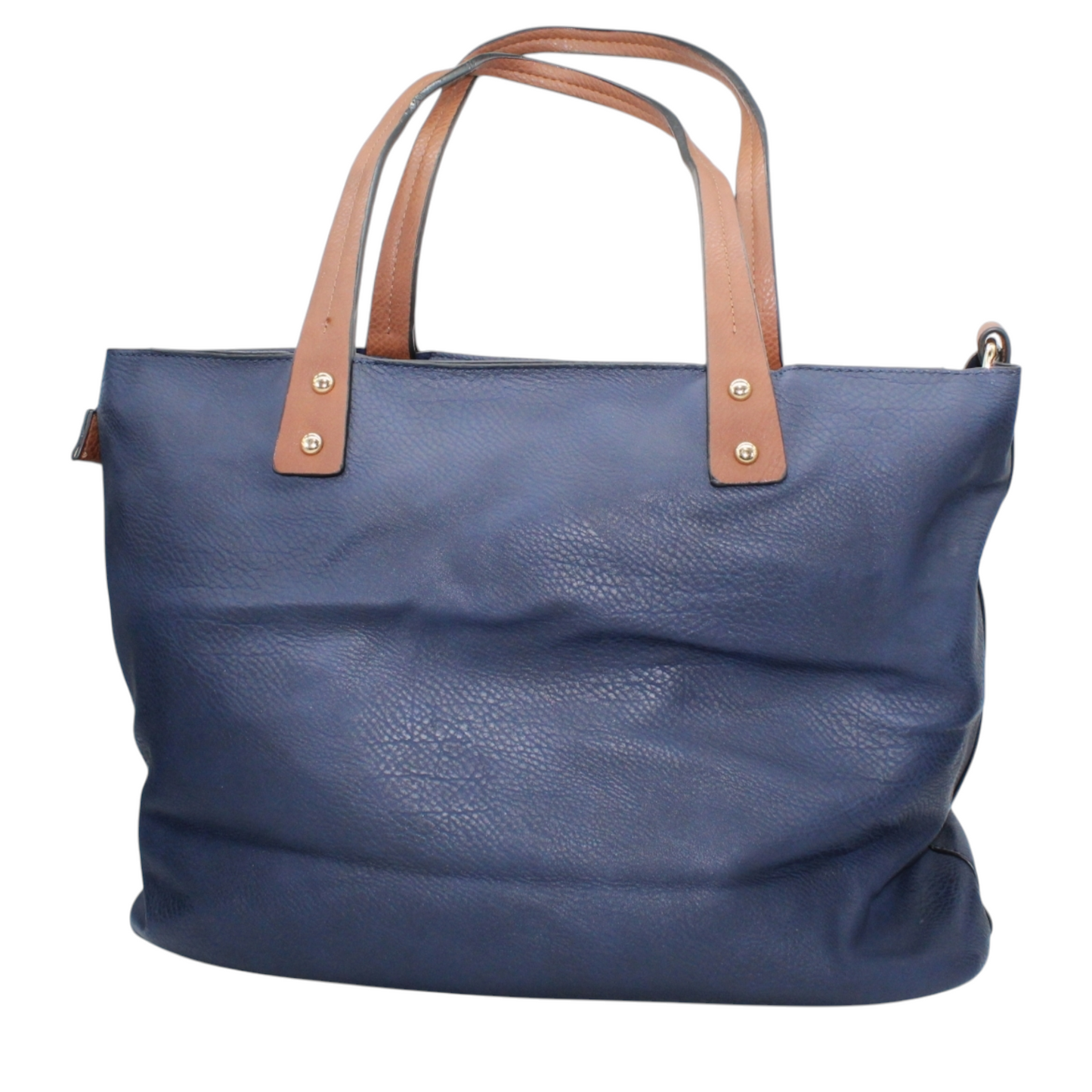 Bolso shopper grande azul marino