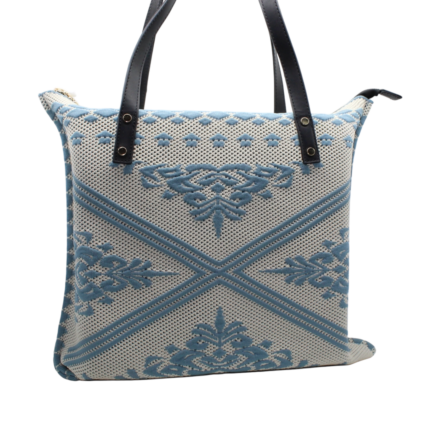 Bolso tote de tela azul