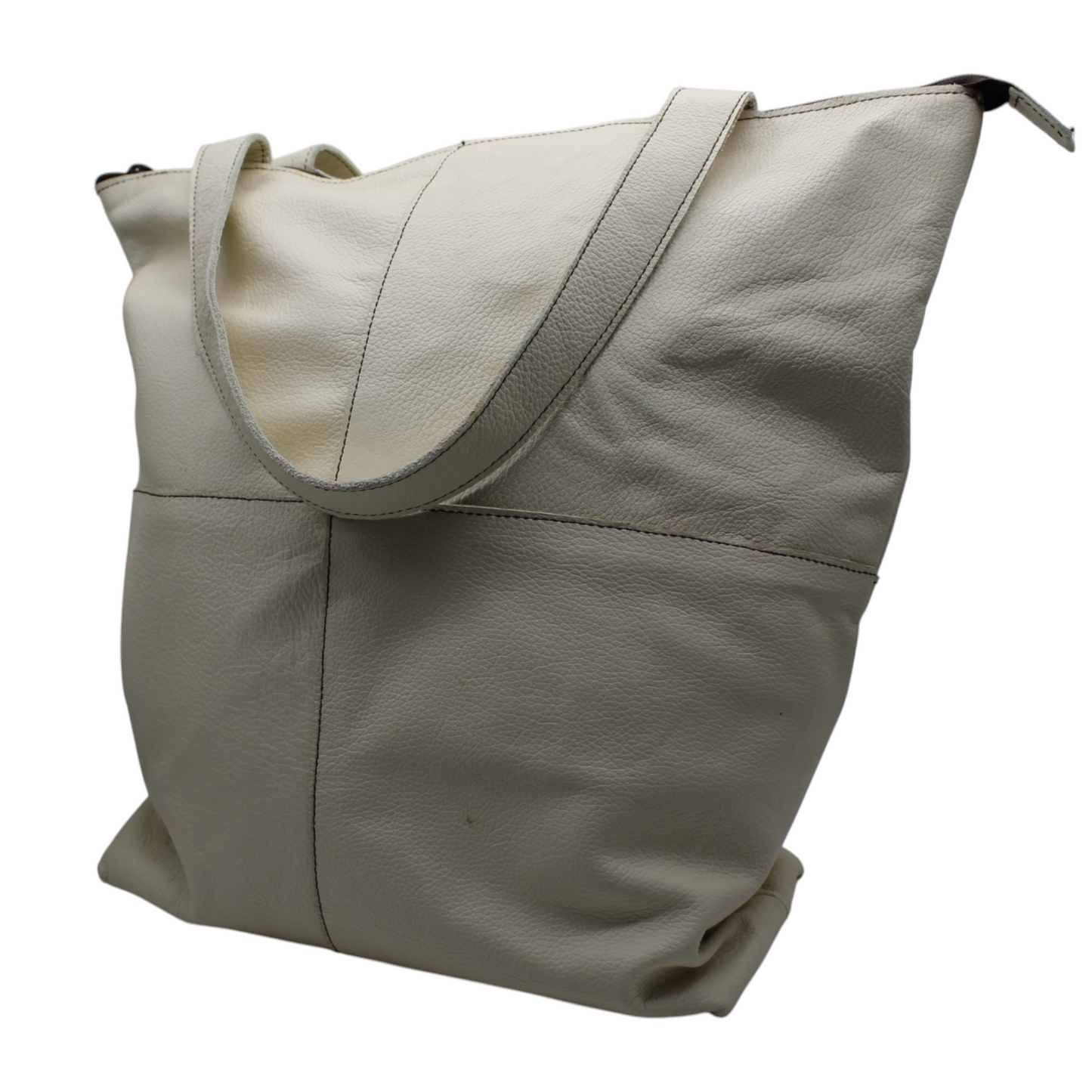 Bolso tote grande blanco