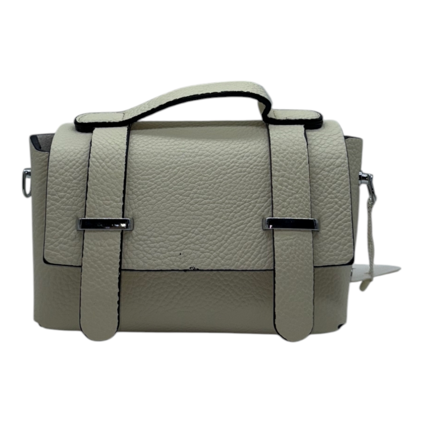 Mini Bolso Estilo Cartera Beige con Solapa y Correa Bandolera | Clásico y Moderno