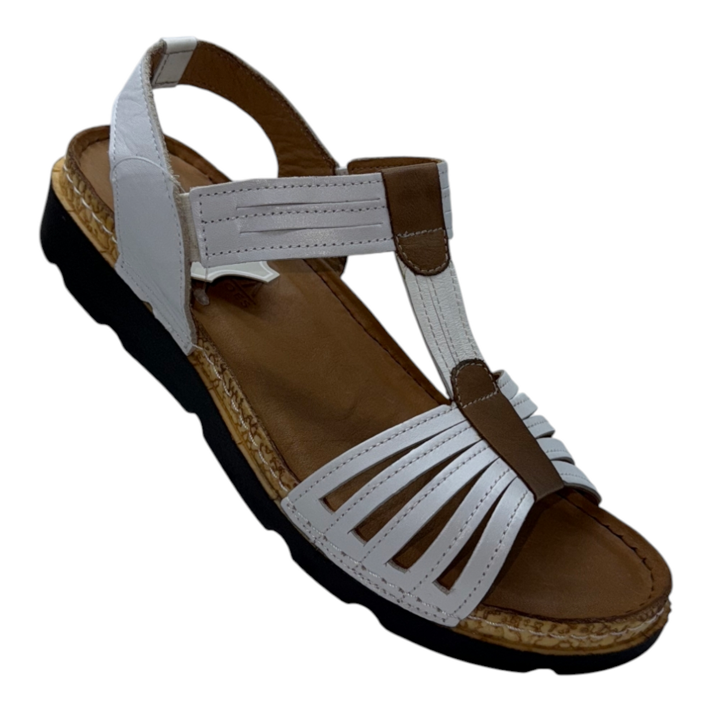 Sandalias de Piel Comfort Blancas