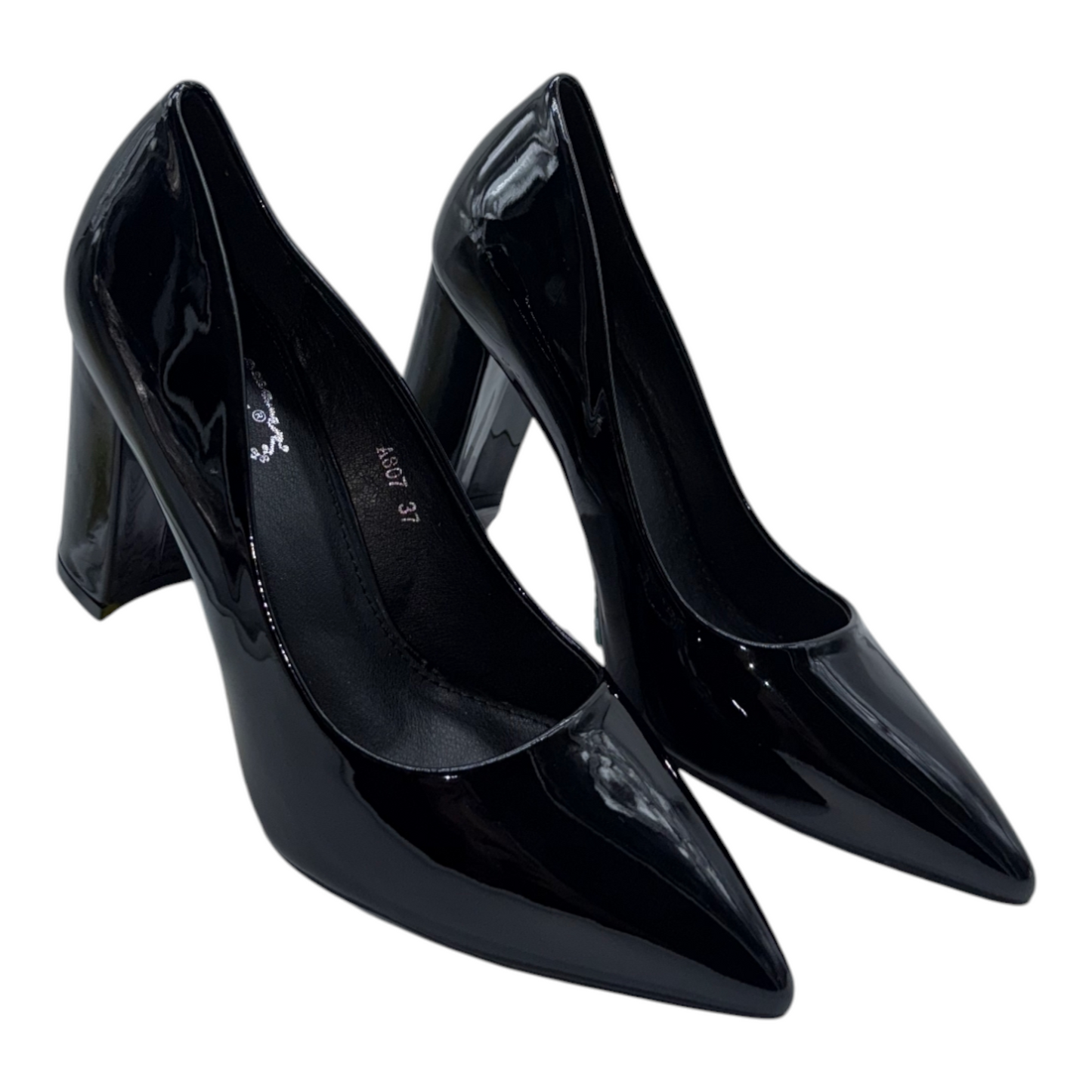 Tacones Charol Negro