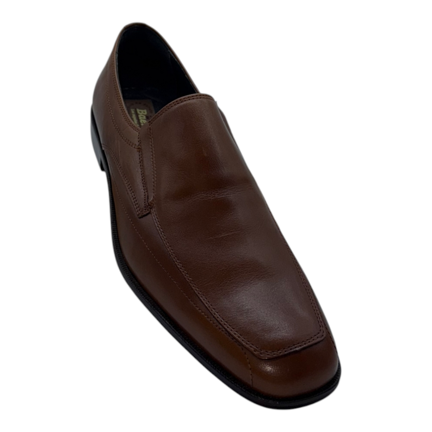 Mocasín de Vestir Baerchi en Piel Genuina Marrón - Comodidad sin Cordones y Estilo Moderno