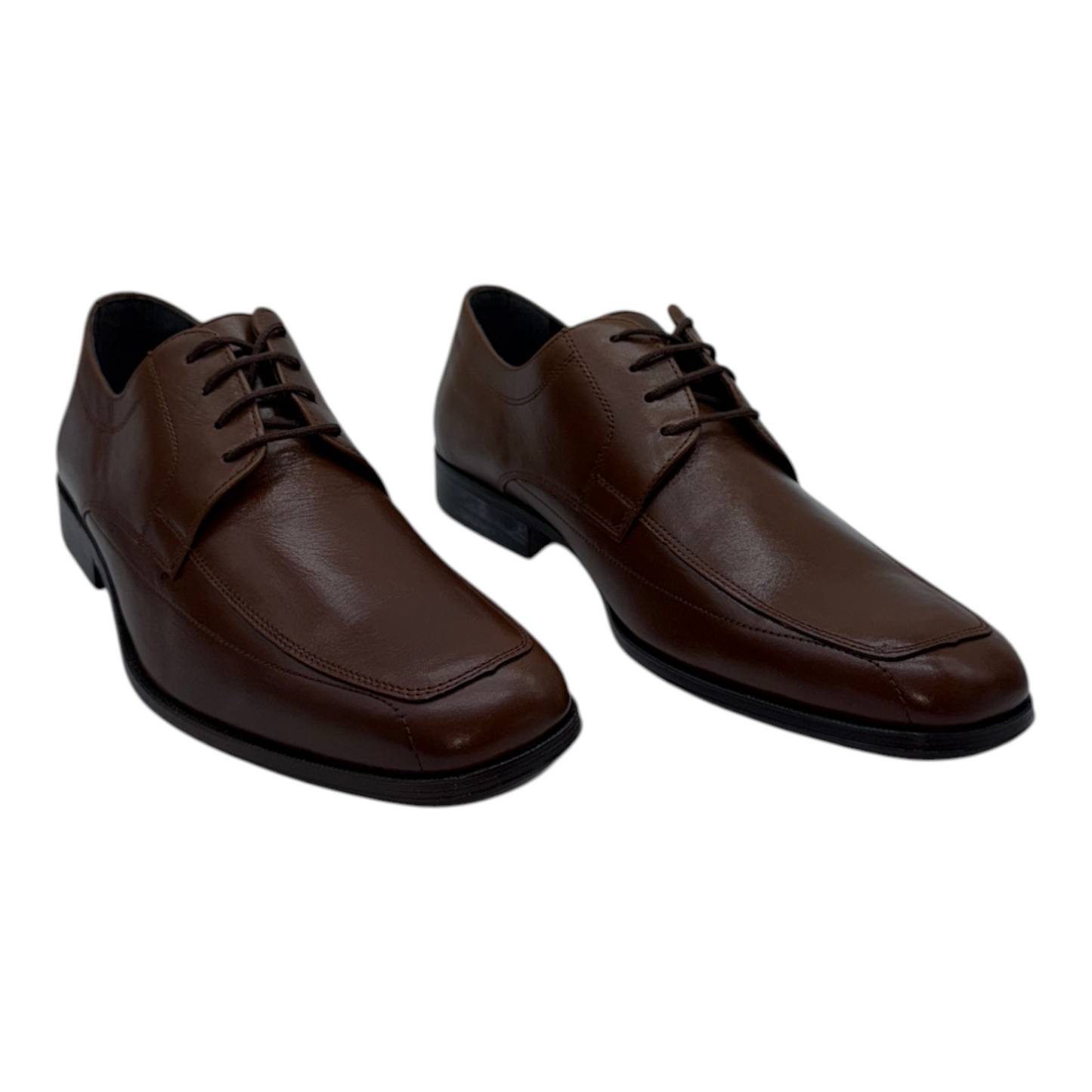 Zapato de Vestir Masculino Baerchi en Piel Genuina Marrón - Elegancia Clásica y Confort Duradero