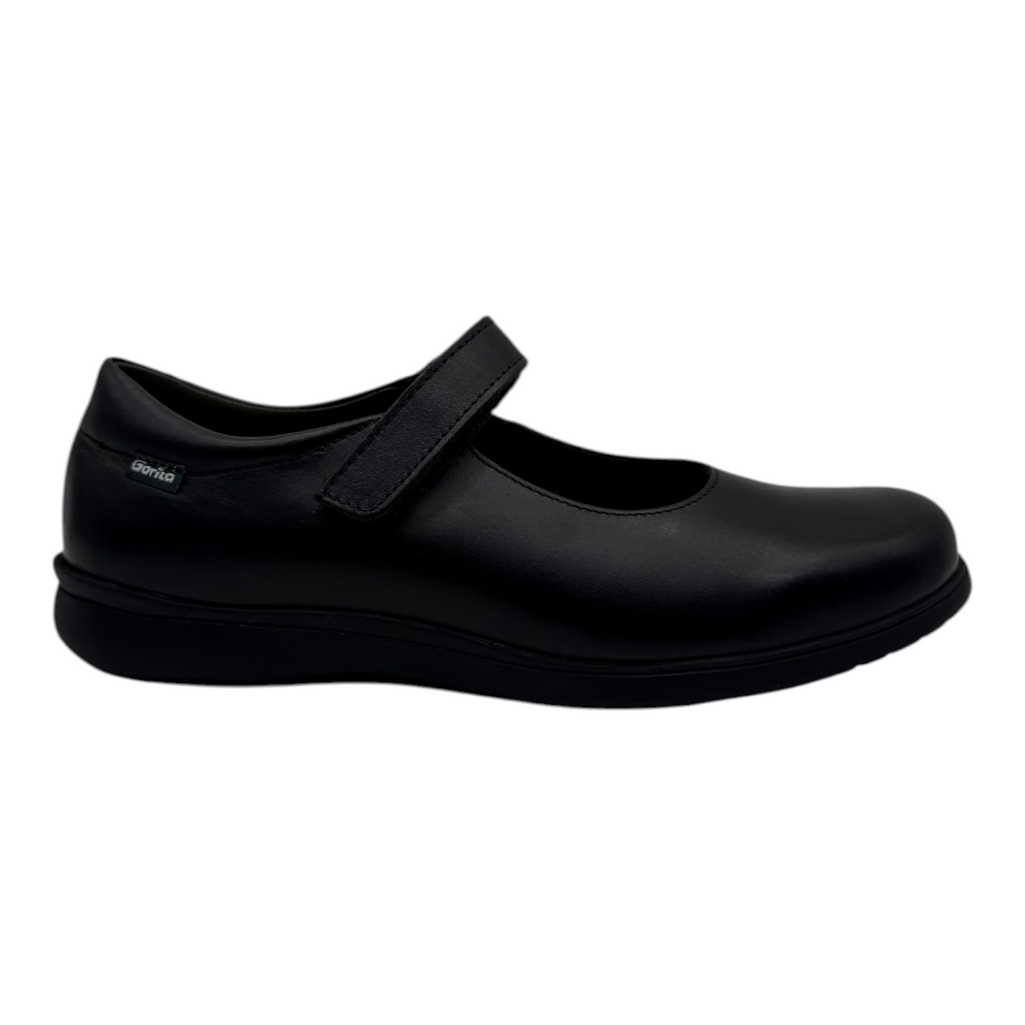 Zapato de Colegio Gorila de Piel Genuina Negra para Niña- Máxima Calidad y Confort
