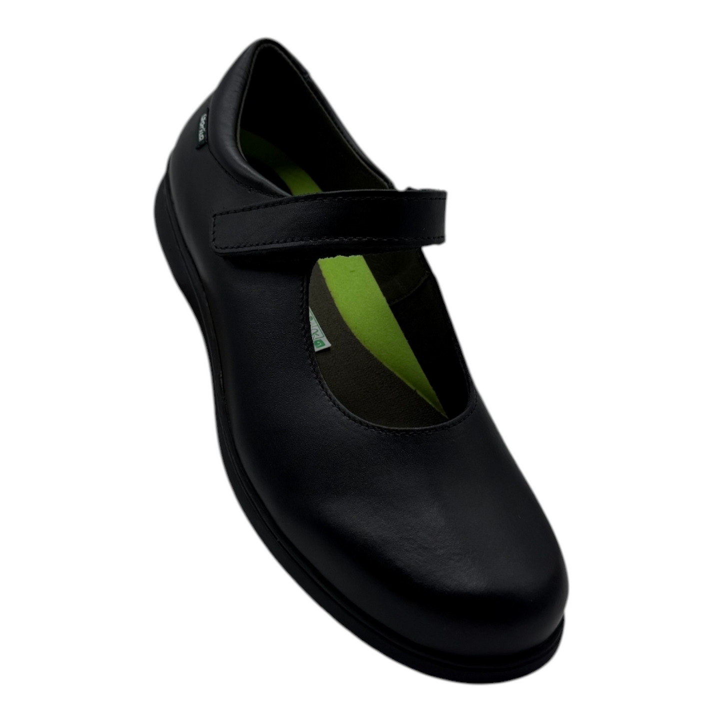 Zapato de Colegio Gorila de Piel Genuina Negra para Niña- Máxima Calidad y Confort