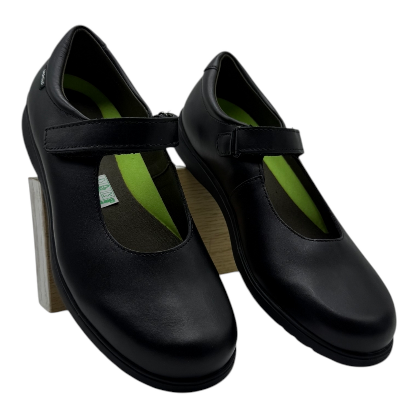 Zapato de Colegio Gorila de Piel Genuina Negra para Niña- Máxima Calidad y Confort