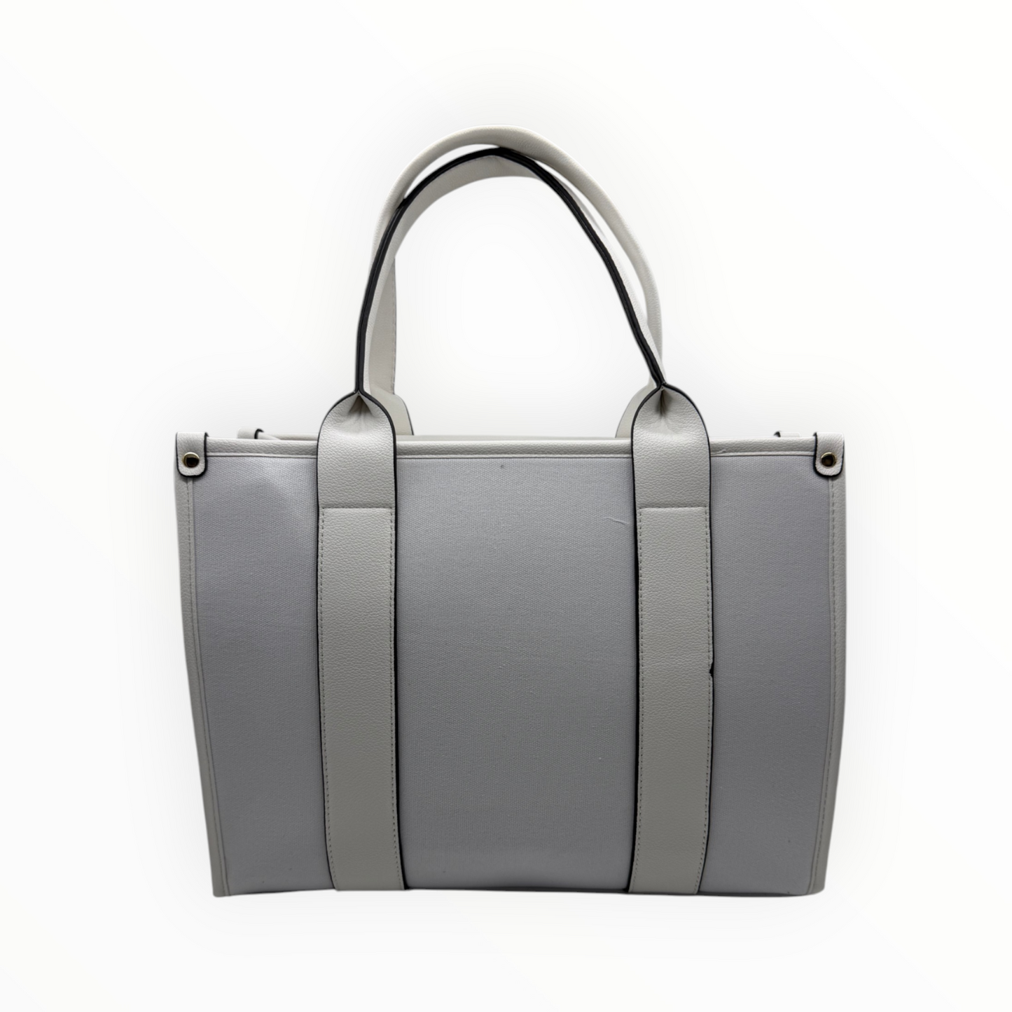 Bolso "The Tote Bag" Blanco con Bandolera Ajustable - Estilo Minimalista
