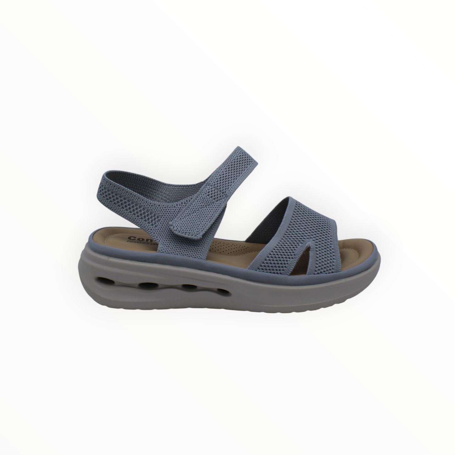 Sandalias de Confort Azules con Suela Ergonómica