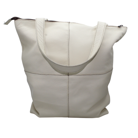 Bolso tote grande blanco
