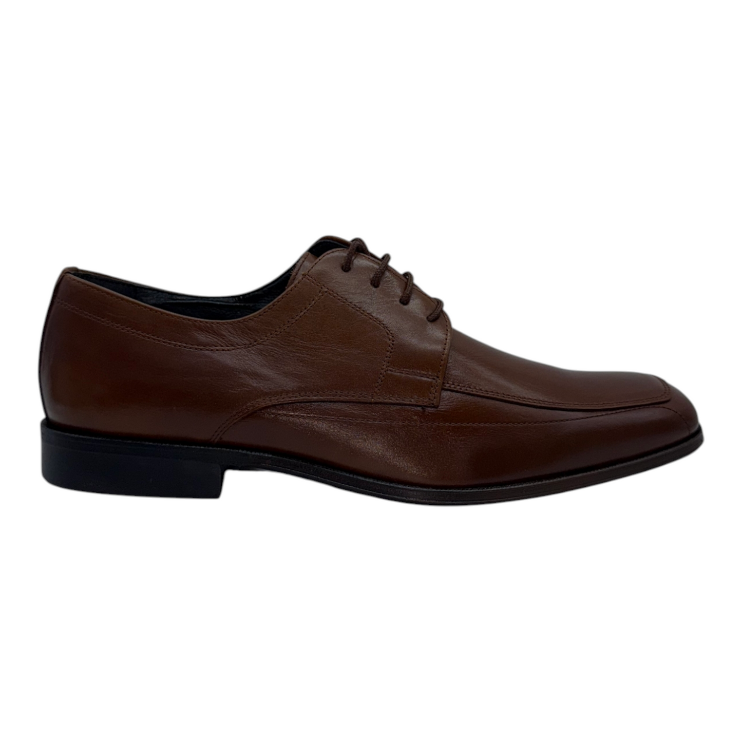 Zapato de Vestir Masculino Baerchi en Piel Genuina Marrón - Elegancia Clásica y Confort Duradero
