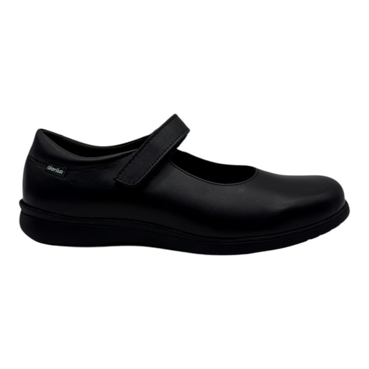 Zapato de Colegio Gorila de Piel Genuina Negra para Niña- Máxima Calidad y Confort