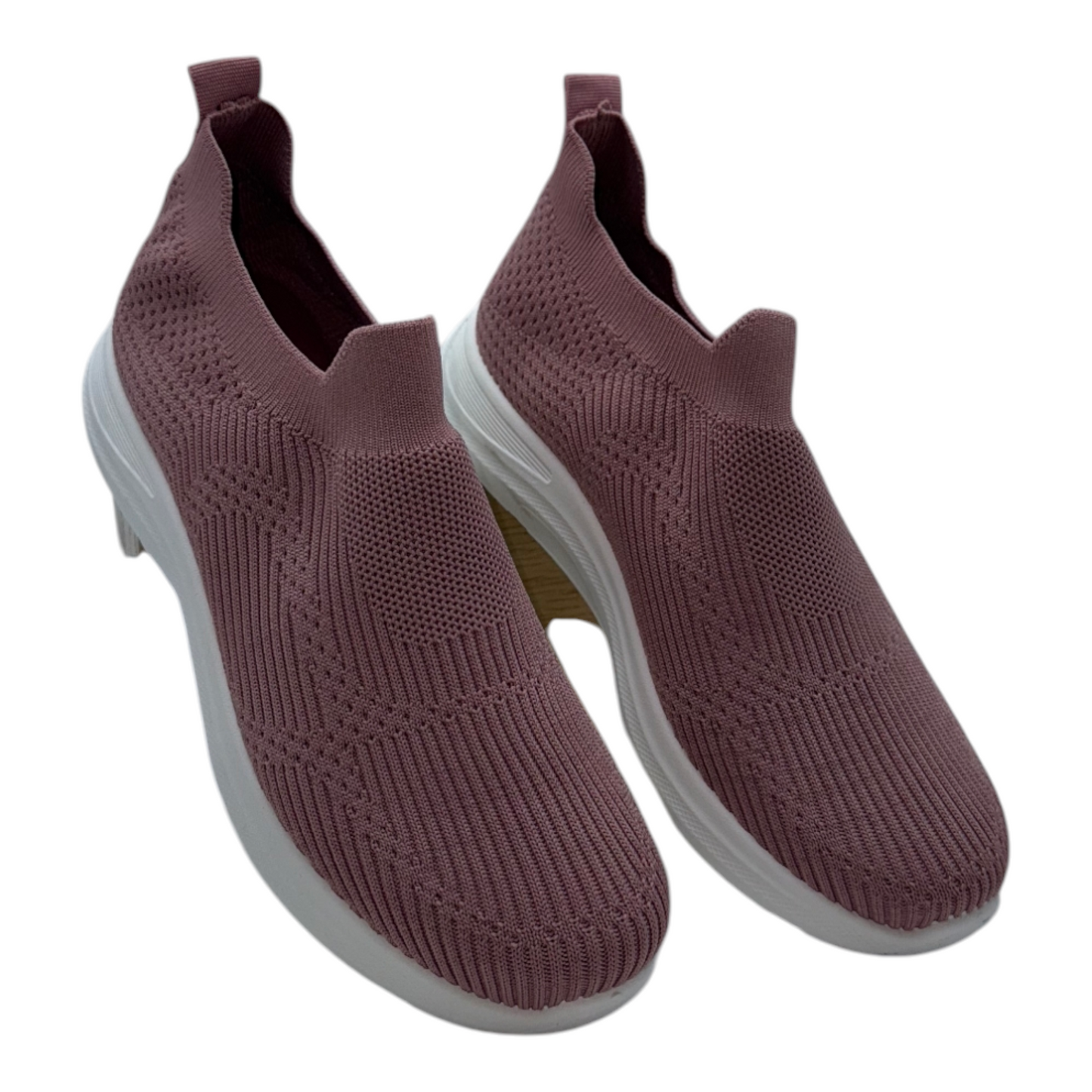 Zapatillas Slip-On Confort Absoluto - Tejido Transpirable (Rosa Malva)