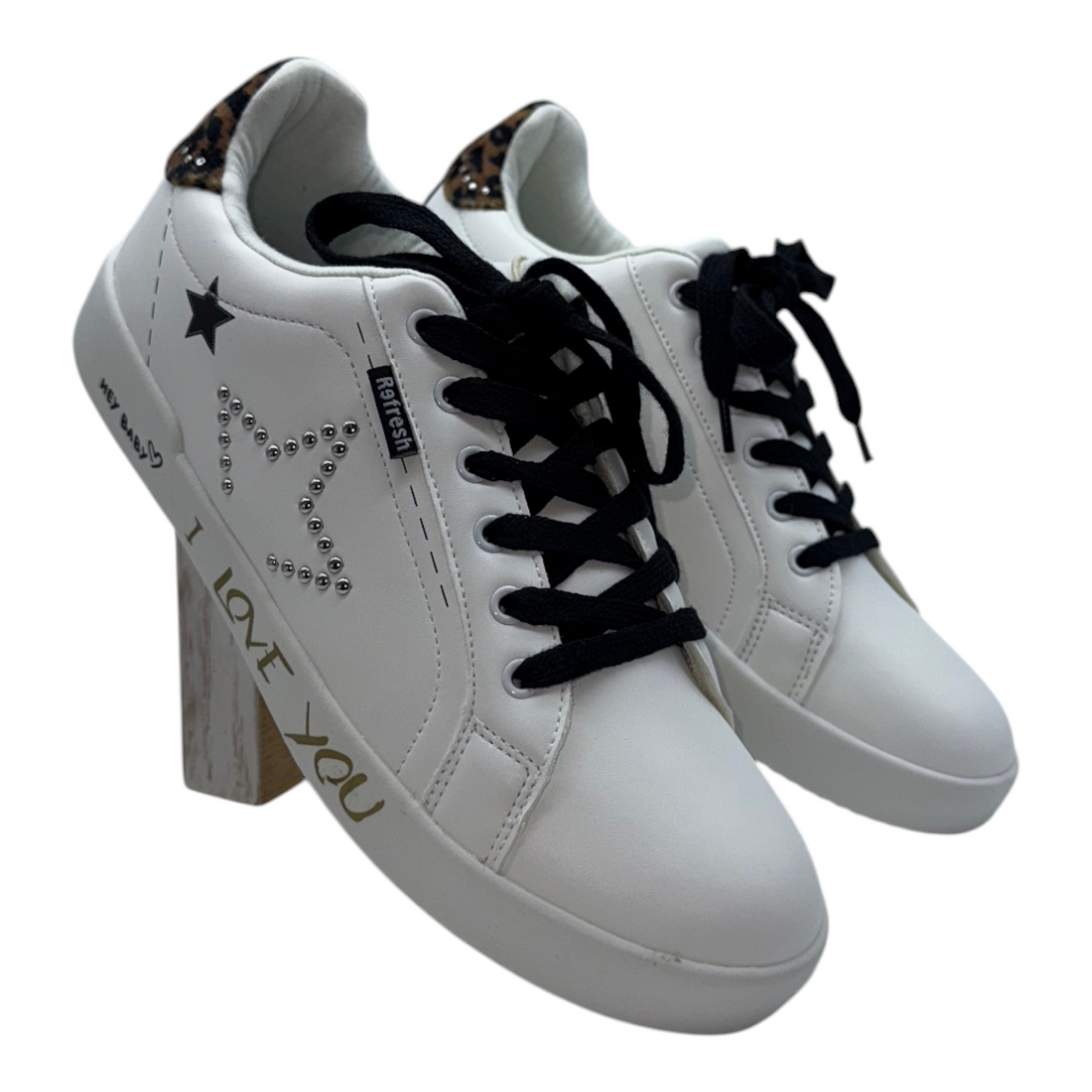 Zapatillas Casual Chic con Estrella y Animal Print - Diseño Exclusivo