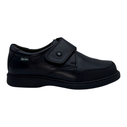 Zapato Niño Colegial Gorila de Piel Genuina Negra - Durabilidad y Confort Superior